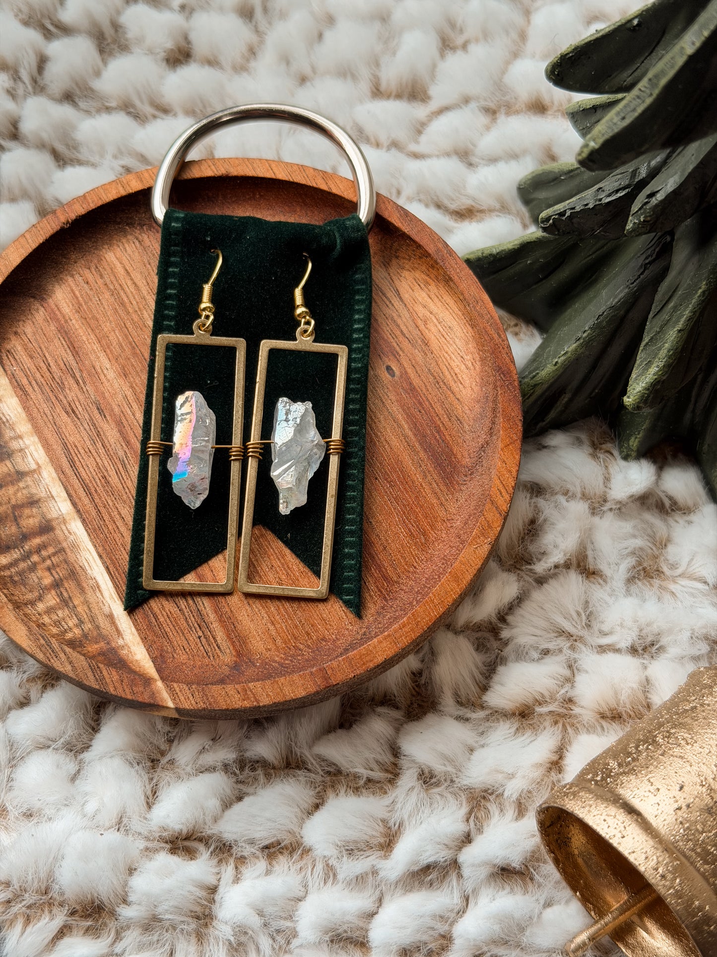 Silent Night Crystal Earrings | Clear Crystal