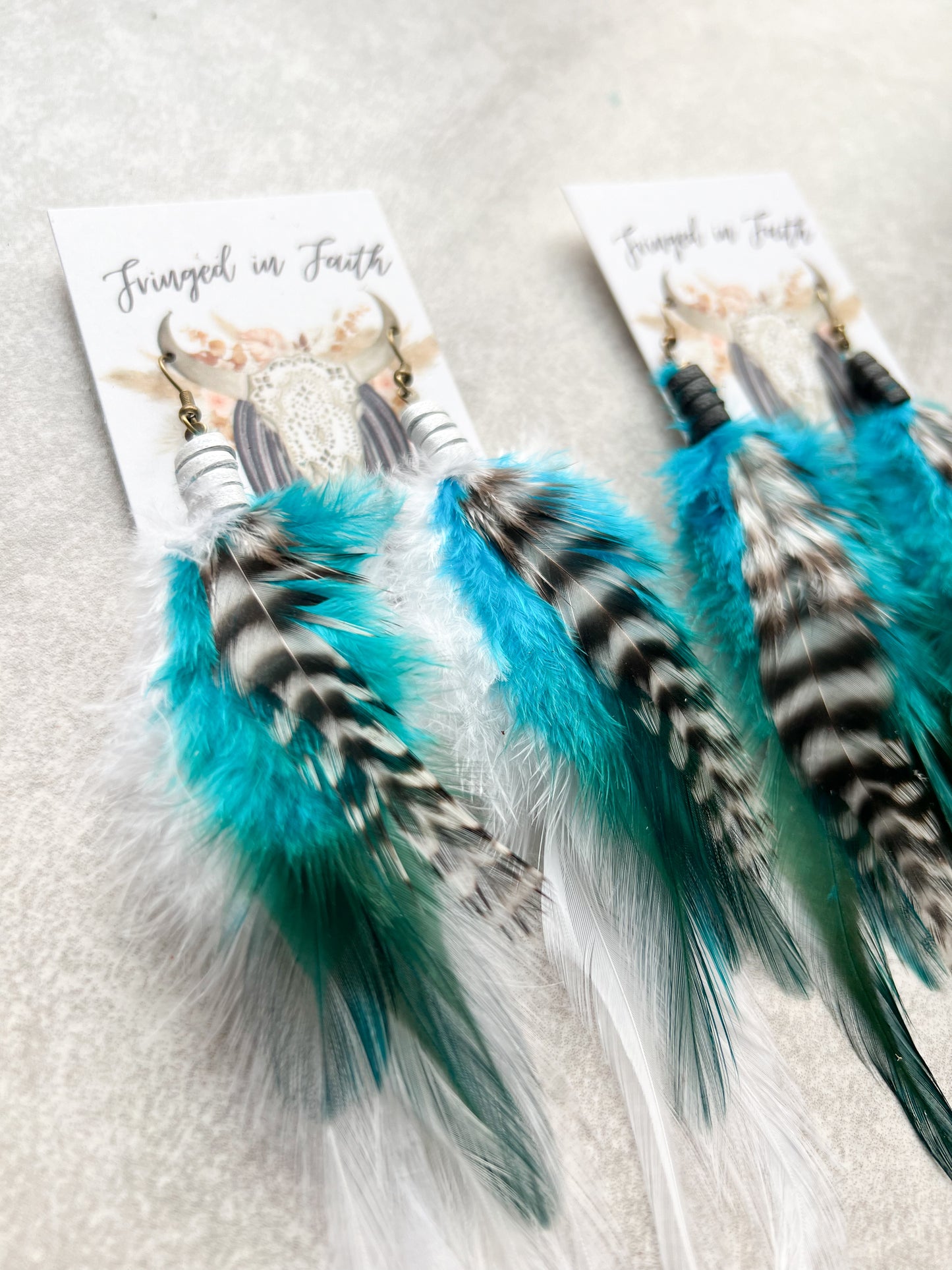 Whitefish Feather Earrings