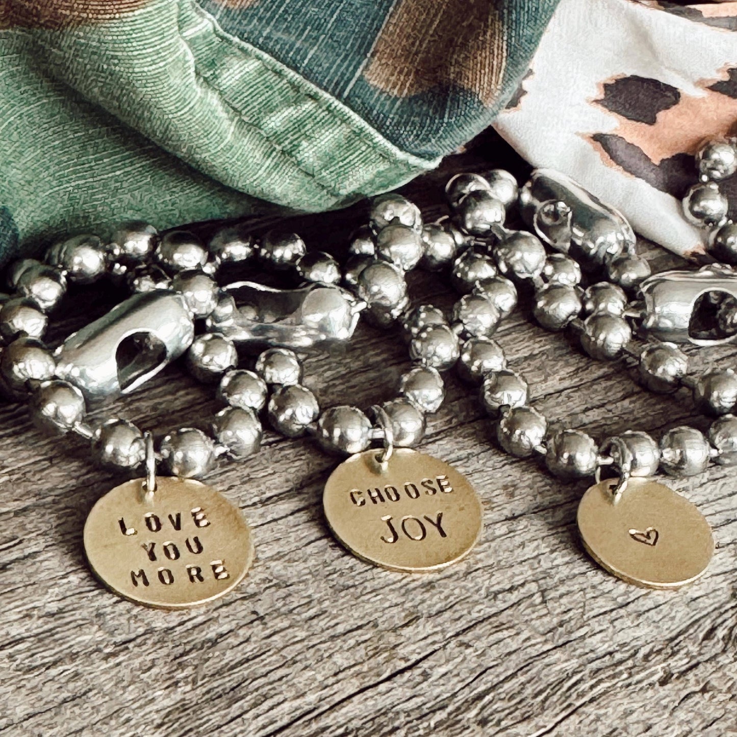 Heart Coin Tag Bracelets