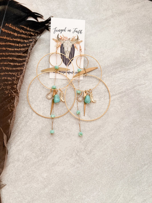 Whimsical Hoops | Minty Cowgirl