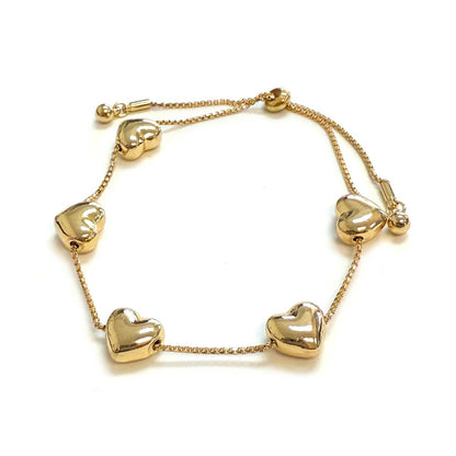 Puffy Heart Tie Bracelet