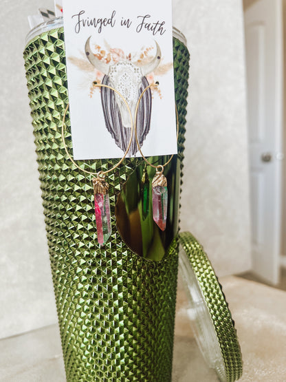 Green Studded Tumbler Gift Set