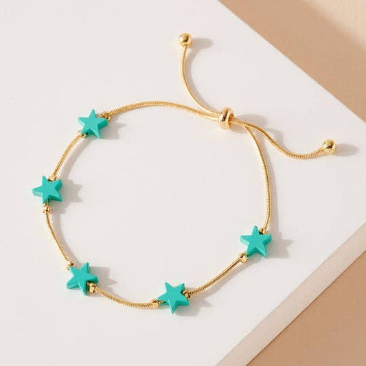 Turquoise Star Bracelet