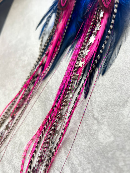 Shooting Stars Feather Earrings