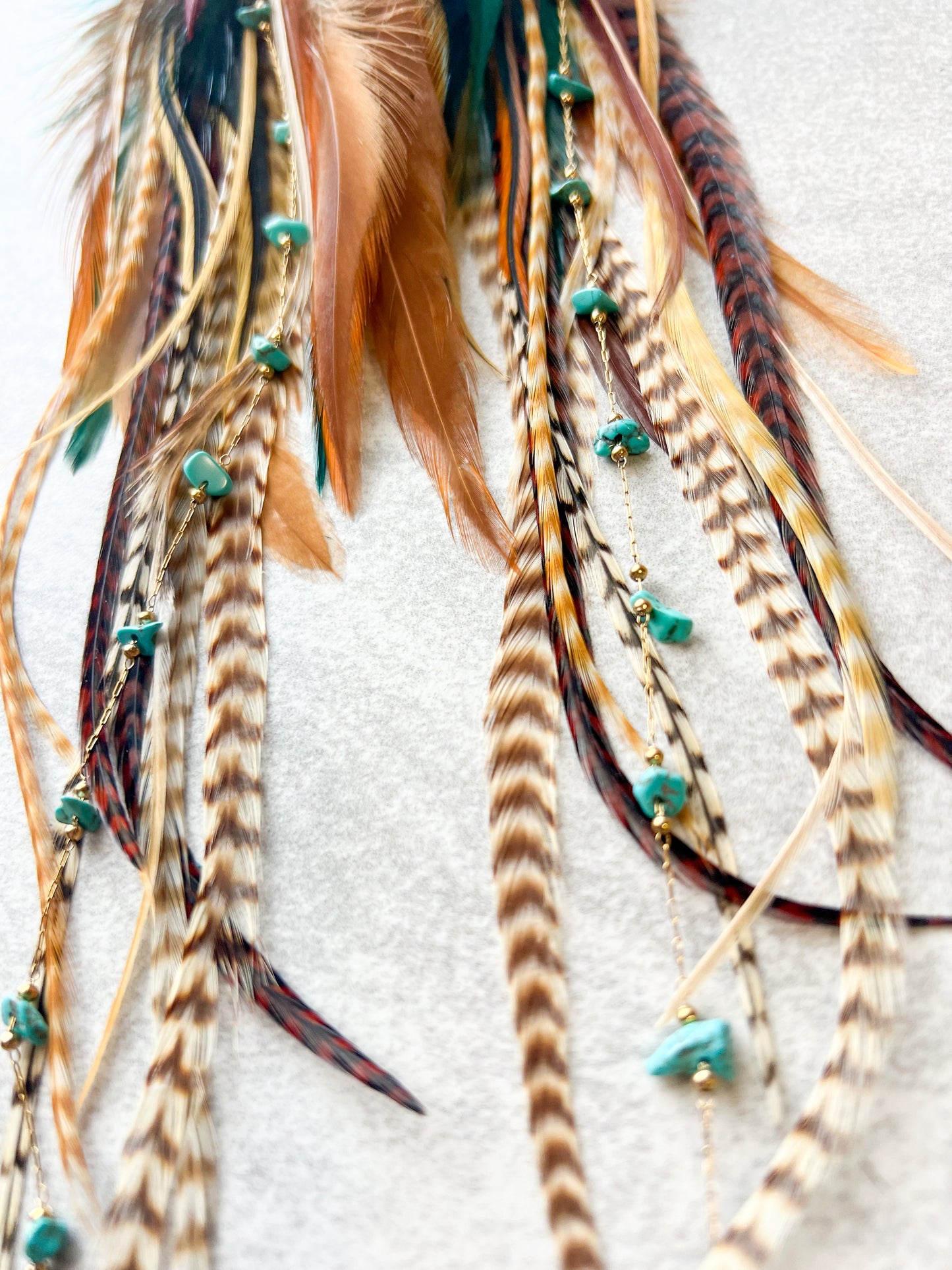 Natural Beauty Feather Earrings