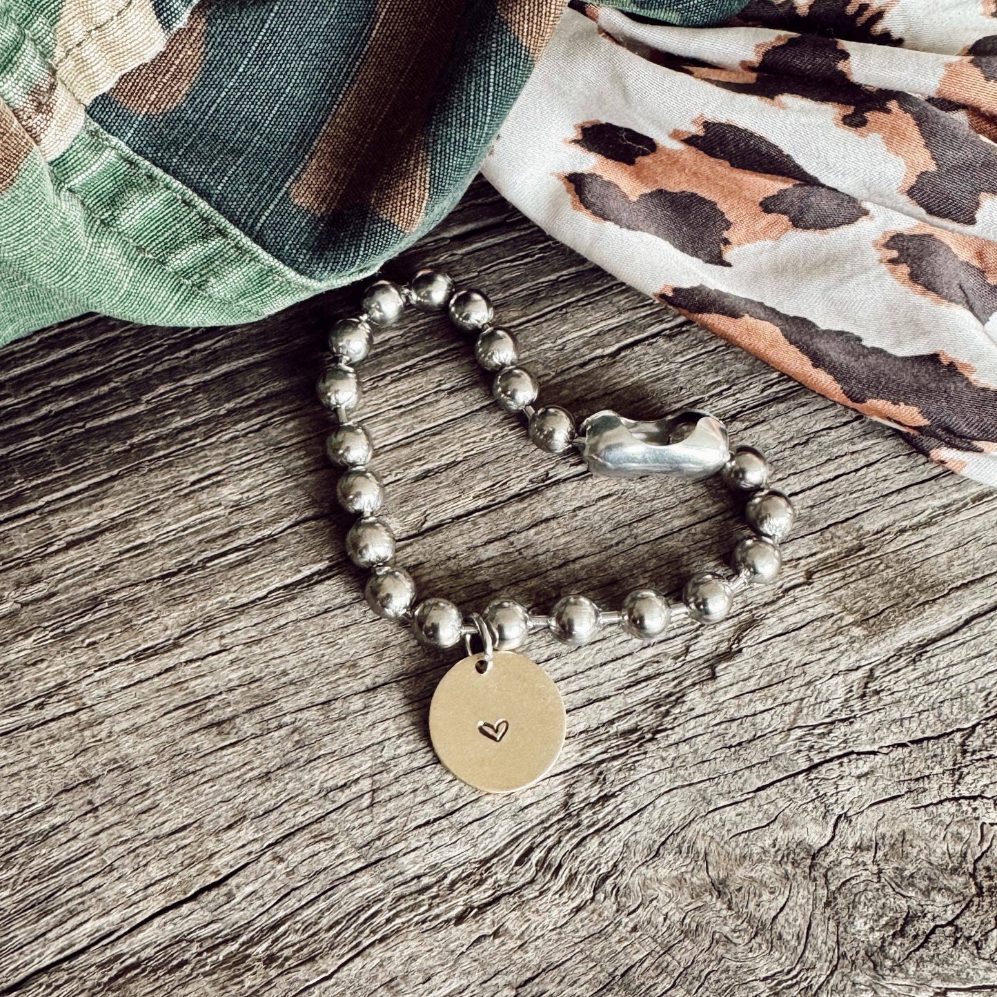 Heart Coin Tag Bracelets