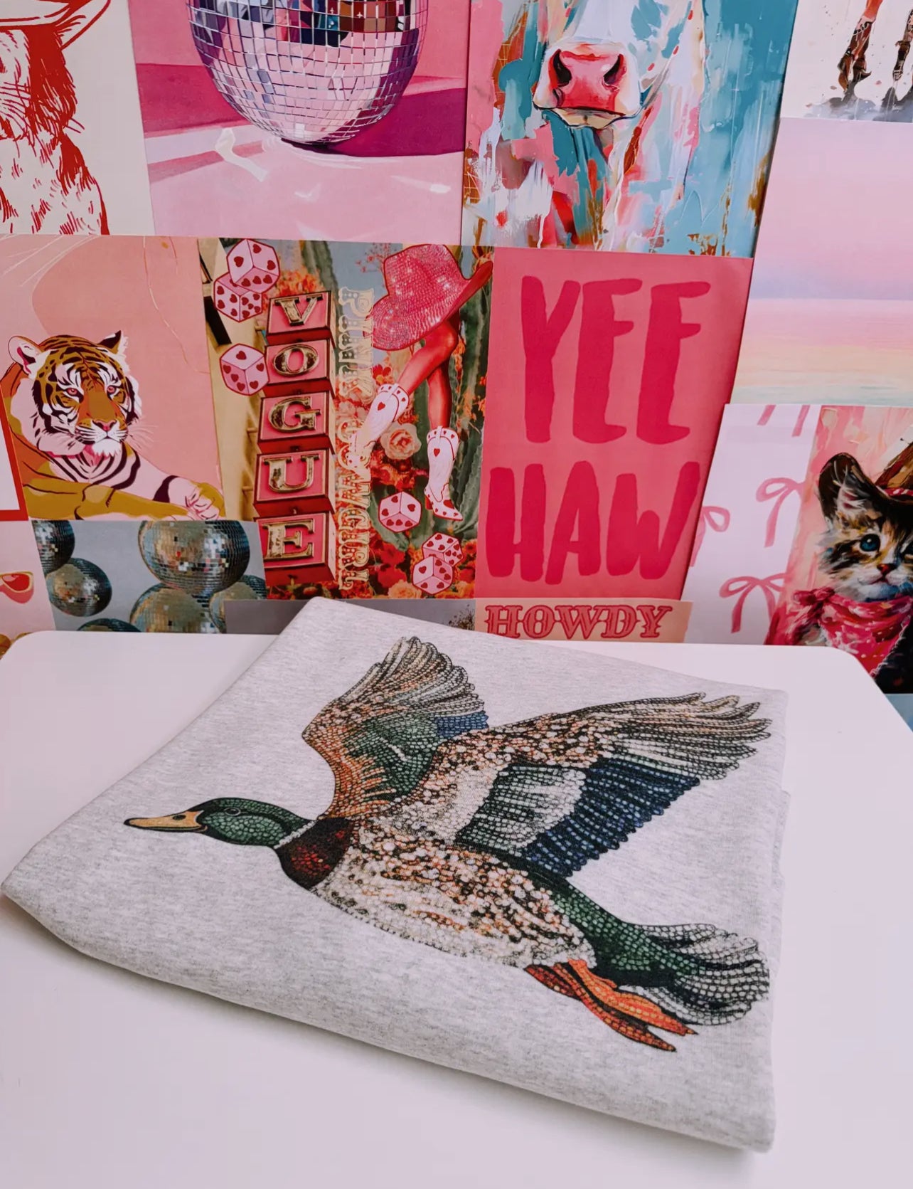 Bedazzled Duck Sweatshirt