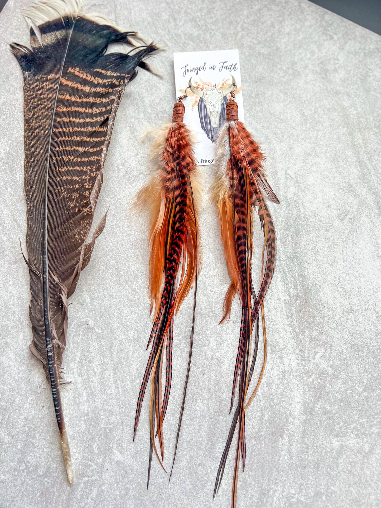 Saco Feather Earrings