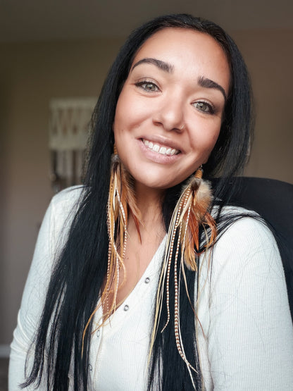 Saco Feather Earrings