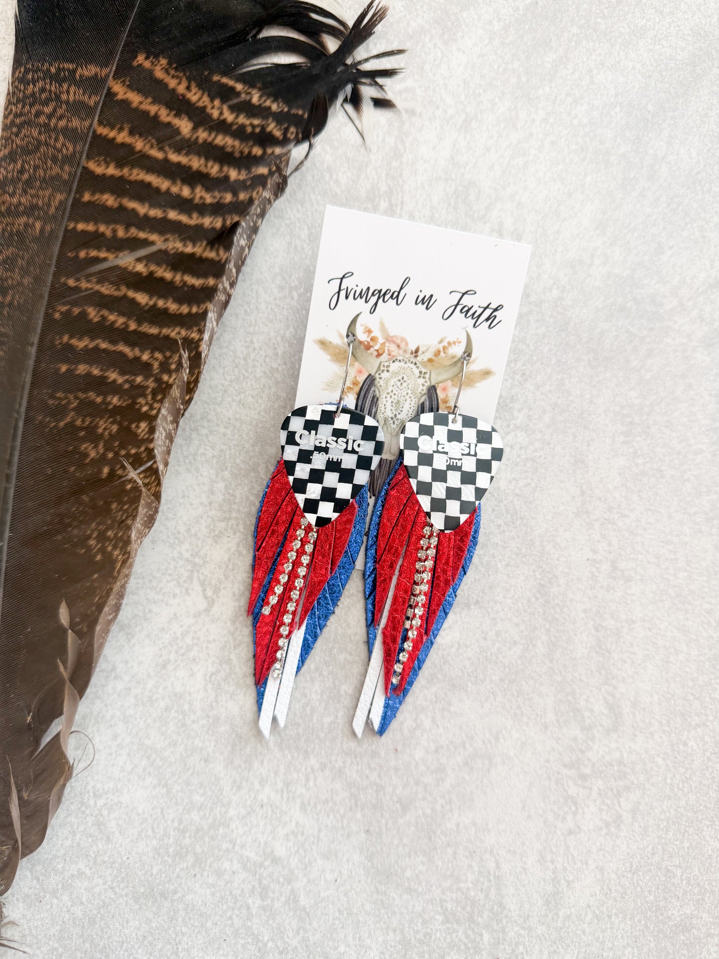 Checked Out | Red White & Blue