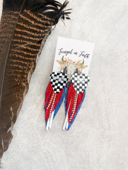 Checked Out | Red White & Blue