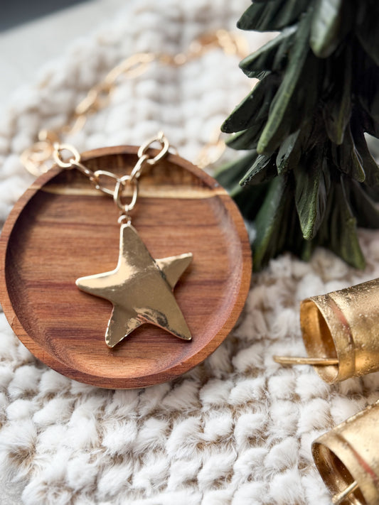 Gold Star Necklace