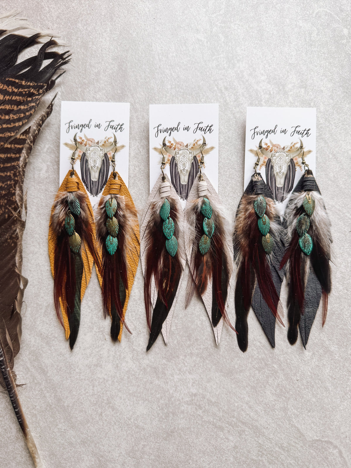 Revalli Fringed Feathers