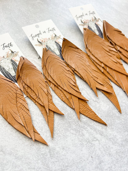 Dawson Fringe Feathers | Mustard