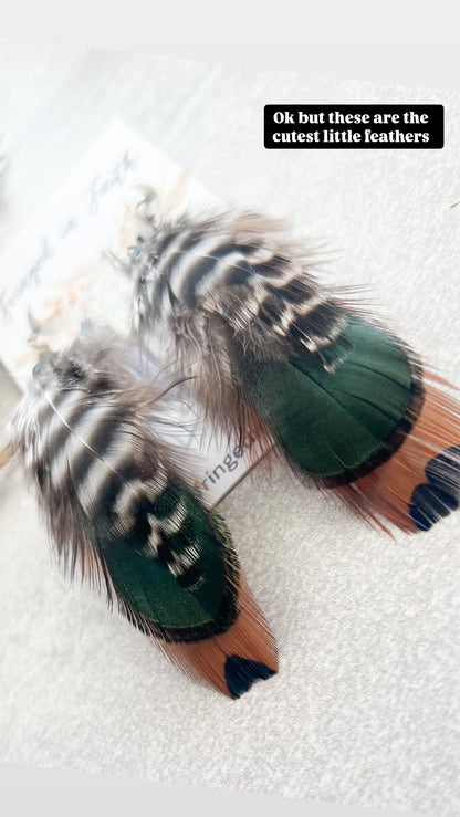 Mini Feather Earrings