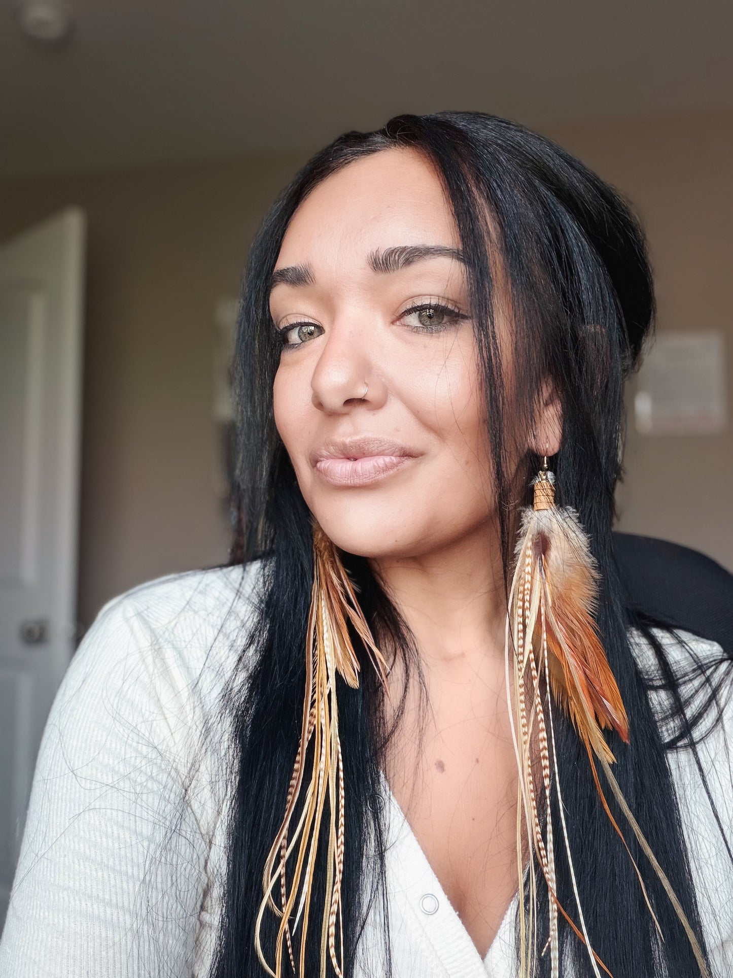 Saco Feather Earrings
