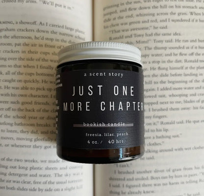 Just One More Chapter Candle