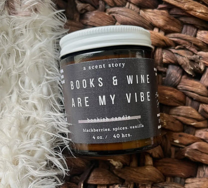 Books & Wine Are My Vibe Candle