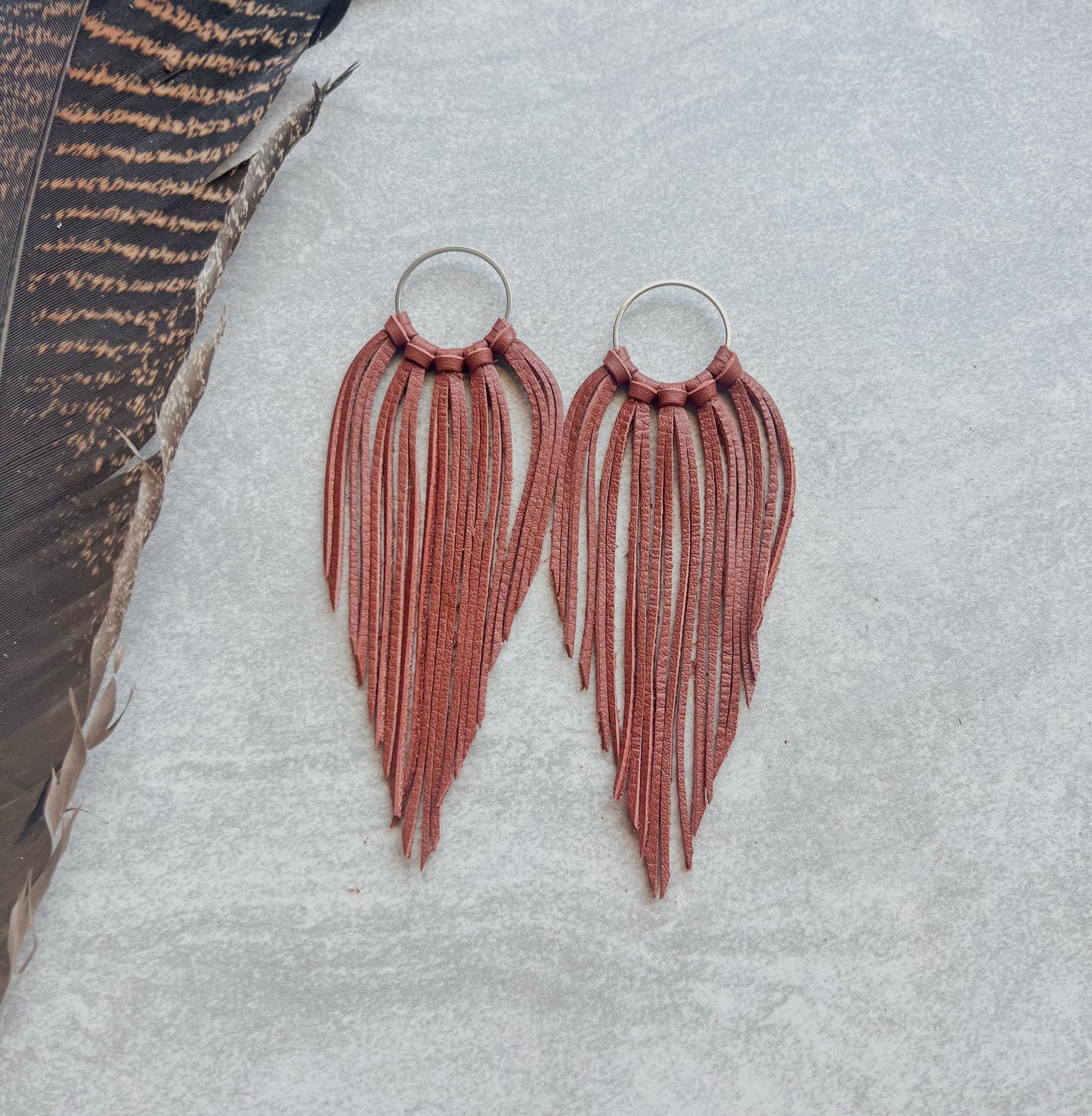 Big Sky Fringe Hoops