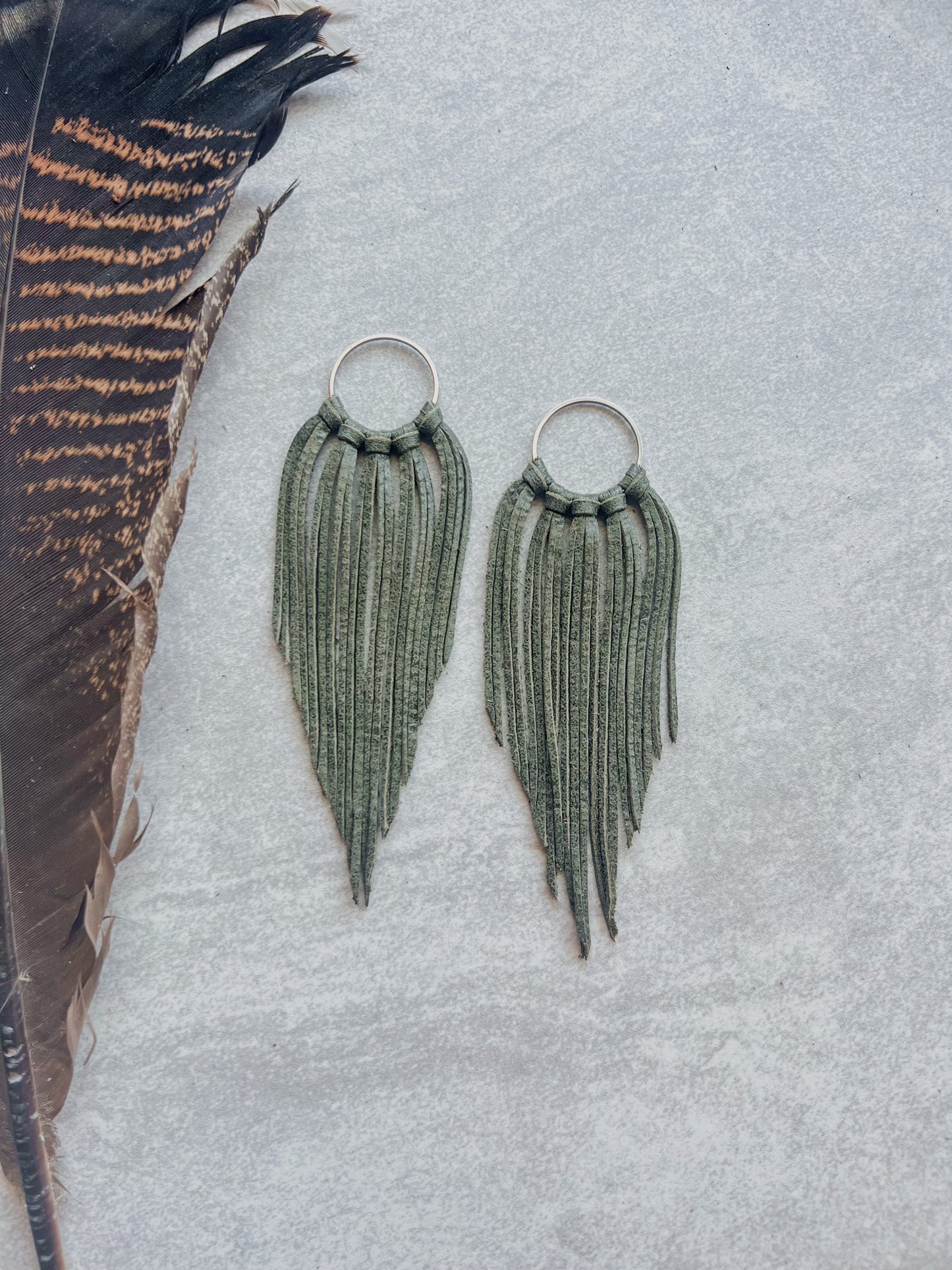Big Sky Fringe Hoops