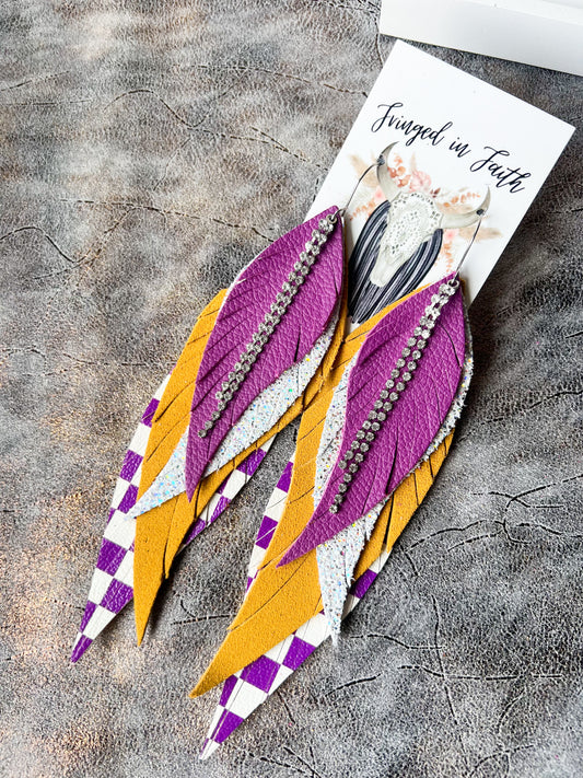 Stack Show | Purple Checkered