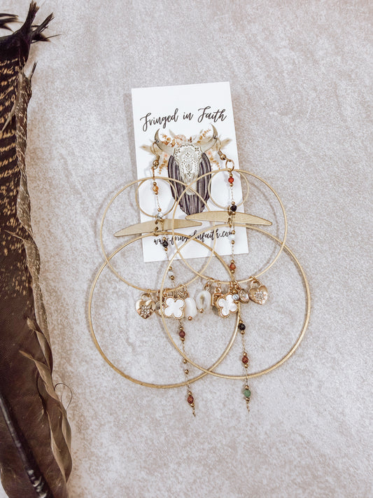 Whimsical Hoops | Neutral Beauty