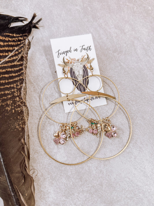 Whimsical Hoops | Lucky In Pink