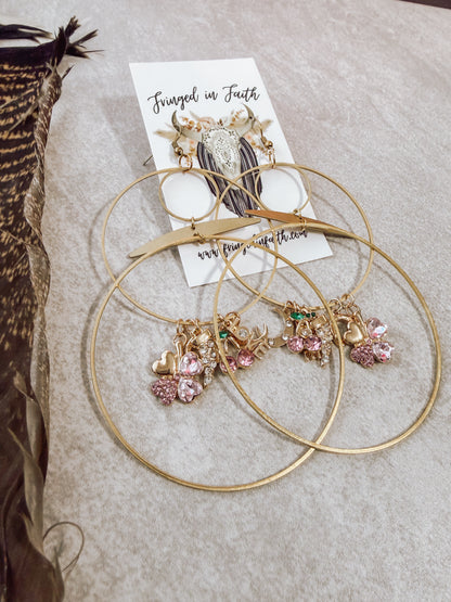 Whimsical Hoops | Lucky In Pink