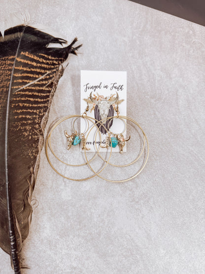 Whimsical Hoops | Cowgirl