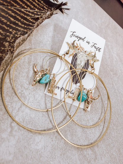 Whimsical Hoops | Cowgirl