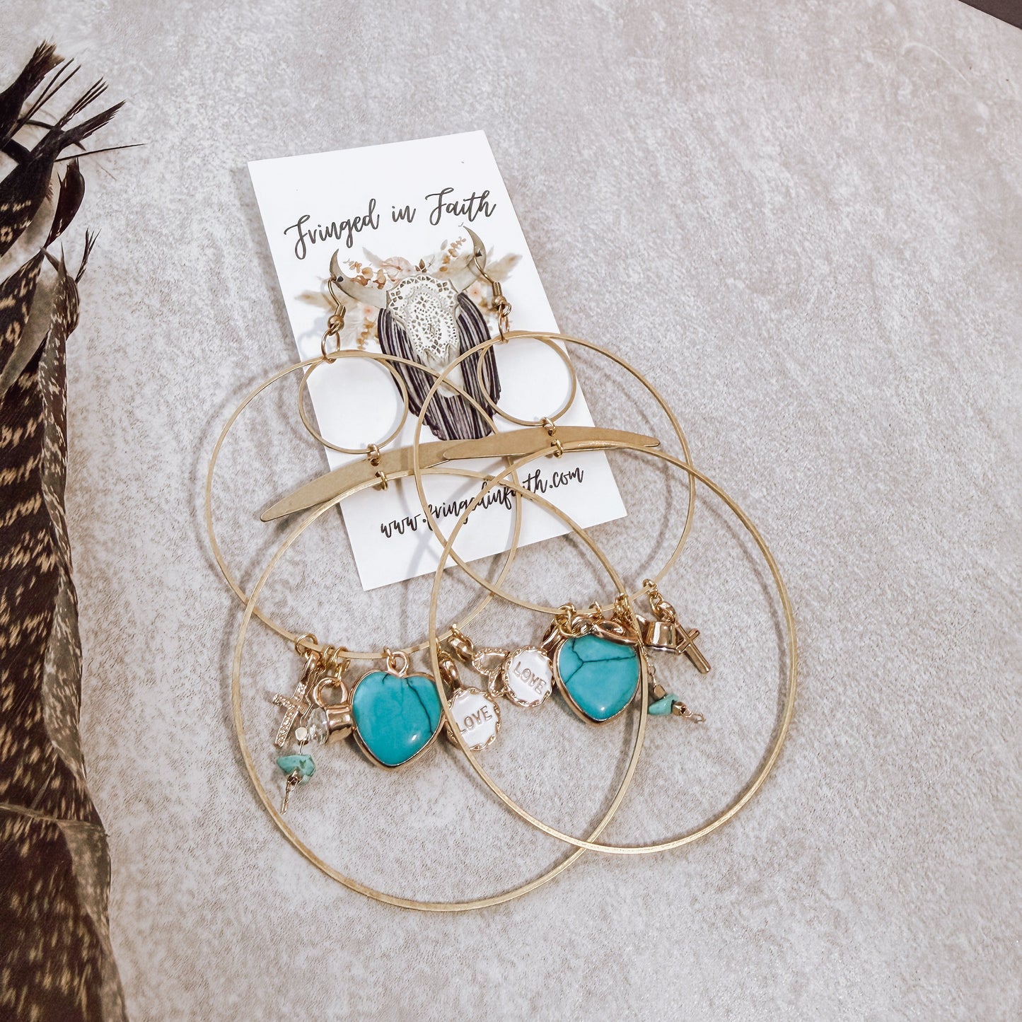Whimsical Hoops | I Love Turquoise