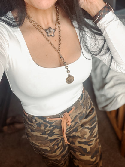 Aster Necklace | Taupe