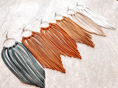 Big Sky Fringe Hoops