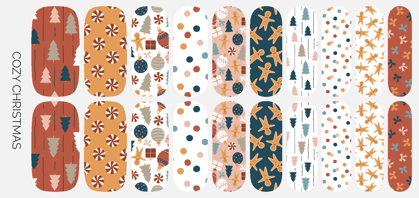 Nail Wraps | Cozy Christmas