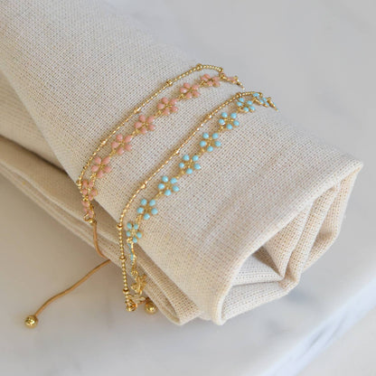 Turquoise Flower Bracelets